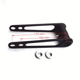 XKMT-bike Rear 3.5" Lowering Kit Compatible With KFX450R BLACK [B076S3J2MJ]