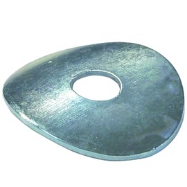 DAIDOHANT (ダイドーハント) Corrugated Board Washers (Turtle Seat & Washer) for 3/16, Iron/Unichrome, Outer Diameter: 0.75 inches (19 mm) x Thickness: 0.02 inches (0.6 mm), Pack of 100, 35106