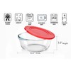 Ums 2.2 Quart Round Glass Baking Dish with Lid, Round