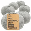 100% Baby Alpaca Wool in 50+ Colours (Scratch-Free) – 300