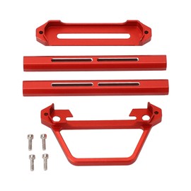 RC Radio Transmitter Bracket Holder for Flysky NB4 Noble Aluminium Alloy Stand Easy Installation RC Accessory for RC Car Red
