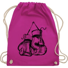 Shirtracer Martial Arts Boxing Gloves Gym Bag and Cloth Bag Made of Cotton - -