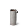 Homeroots 9" Gray Cylinder Ceramic Urns Jars