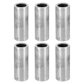 PATIKIL M8 Steel Spacers, 6 Pcs Metal Spacers Steel 8.2mm ID x 12mm OD x 30mm L Carbon Steel Spacer Screw Standoff Round for 5/16in or M8 Screw Bolts