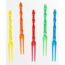 The BAR Set of 50 Cocktail/Appetizer Forks in Assorted Colors