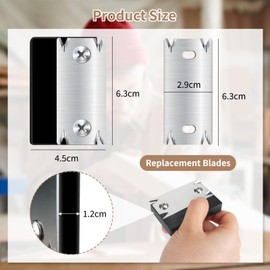 Edge Cutter Edging for Woodworking, Veneer Edge Cutter, Wood Edge Planer with 1 Replacement Blade & Non-Slip Handle, Hand Planer for Wood, PVC, ABS, Single Hand Planer for Woodworking, Portable