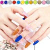 Nail Kit Set Professional Acrylic with Everything, 12 Glitter Acrylic