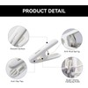 Clothes Pegs, Pack of 24, Windproof Plastic Clips with Lanyard,