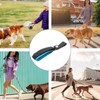 BLOOPIC Dog Double Lead Anti-Slip Strap Freehand Adjustable Durable PP