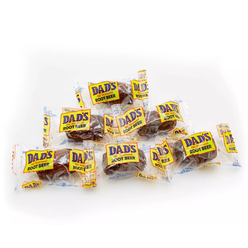 DAD'S Root Beer Barrels Individually Wrapped Old Fashioned Hard Candy