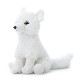 The Petting Zoo Arctic Fox Stuffed Animal, Gifts for Kids, Wild Onez Zoo Animals, Arctic Fox Plush Toy 12 inches