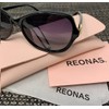 REONAS Polarized Sunglasses, Women's Fashion Sunglasses, Cool Elegant, Jewelry Frame,