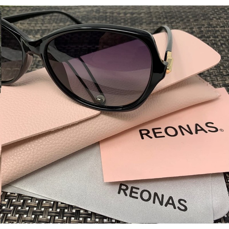 REONAS Polarized Sunglasses, Women's Fashion Sunglasses, Cool Elegant, Jewelry Frame,