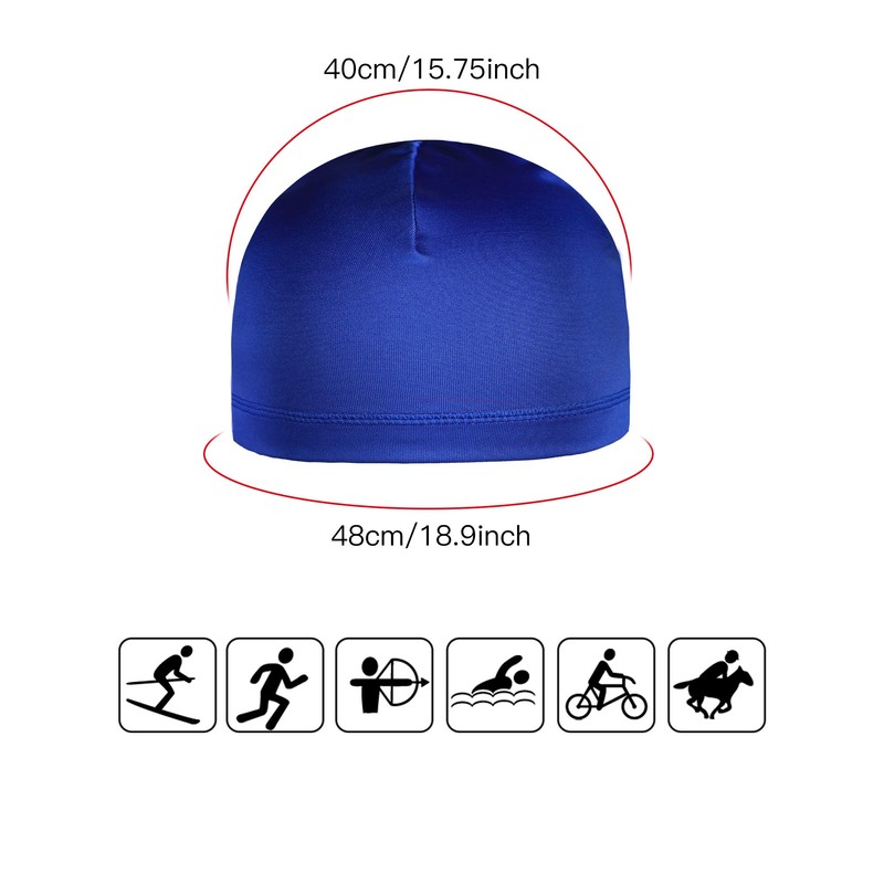SATINIOR 9 Gorras de Calavera Sombreros Absorbentes de Sudor Forro