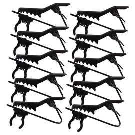 FUNOMOCYA Replacement Microphone Clips Lapel Mic Clip Microphone Plastic Mic 10 Pack for Stage
