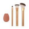 EcoTools Precious Metals Face Blend & Sculpt Set, Makeup Brush