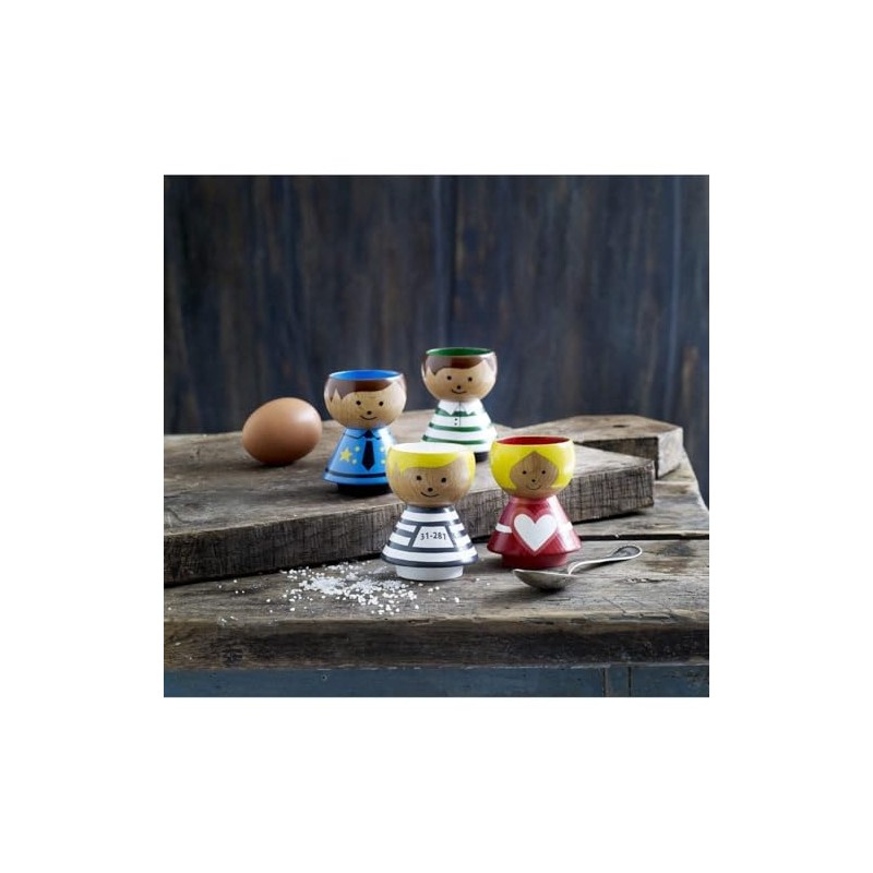 Lucie Kaas BF01MG Egg Cup Beech Wood 7cm