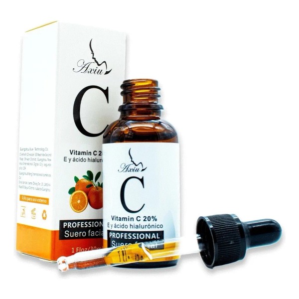 Serum Vitamina C , E Y Ácido Hialurónico Antiarrugas 30ml