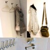 Uregish Wall Hooks, Stainless Steel, Stylish, Simple Design, 6 Pieces,