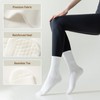 BONANGEL Women's Yoga Socks, 4Pairs-Coffee+Brown+Beige+White
