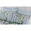 Paoletti Contemporary Hanging Gardens Oxford Pillowcase Set, Mint Green, One