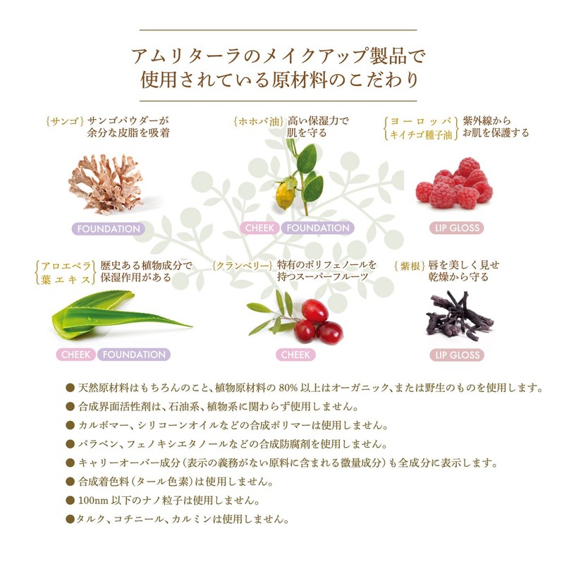 アムリターラ アメージングオーガニックファンデーション レフィル O3ノンチタンライト(SPF 10PA+)