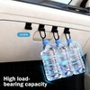 Hugwits 4 PCS Car Co-Pilot Glovebox Hooks, Hanger Storage Organizer
