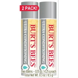 Burt's Bees 버츠비 2팩 울트라 컨디셔닝 립밤 0.3온스 Burt's Bees 2 Pack Ultra Conditioning Lip Balm 0.3 Oz