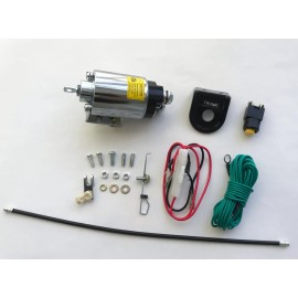 ORINCO New 50lbs Chrome Trunk Solenoid Shaved Door Handle Popper Kit