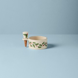 Lenox Holiday, posavasos y tapón de vino, Multicolor, 1