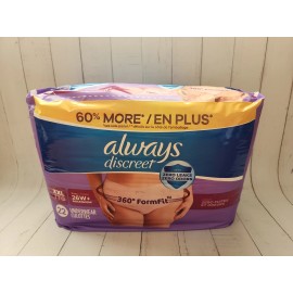 Always Discreet Adult Incontinence Underwear for Women, Size XXL, 22 Count