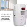 Outdoor Motion Sensor Alarm Anti Theft Remote Control Sound Light
