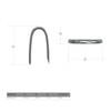 NIMA PARTS Stahlkrampen – 300 Stück, made in Germany –