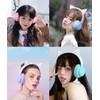  QuiExact Wireless Bluetooth 5.1 Cat Ear Headphones, Bluetooth 5.1,