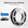 AMOLEN Silk 3D Printer Filament Bundle, PLA Filament 1.75mm Pack,