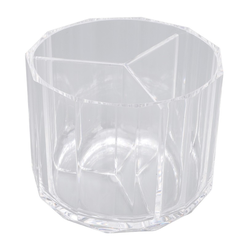 Cotton Swab Holder with Lid Clear Dust Proof Waterproof 3
