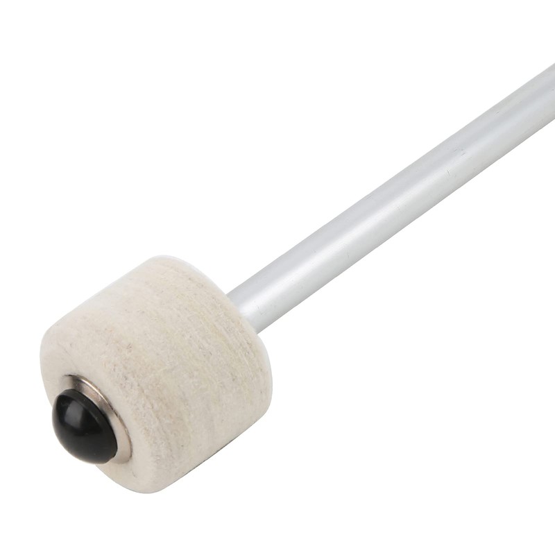 Wool Felt Head Mallet Hammer Improves Grip 2 Pieces Drum