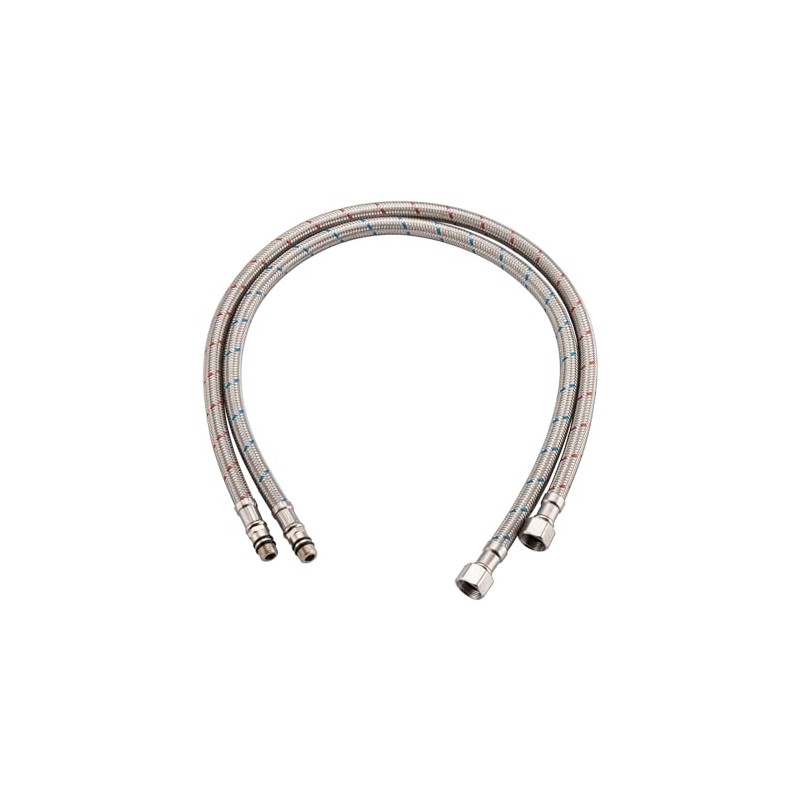 Darnok 795BY1 32-Inch Faucet Supply Lines, 3/8-Inch Female Compression Thread