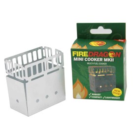 Firedragon MK II Mini Stove with 6 Fuel Tablets I Economy Set I Environmentally Friendly I Free from Harmful Substances I Camping Stove I Small I Lightweight I Space Saving I Set of 6 Tablets