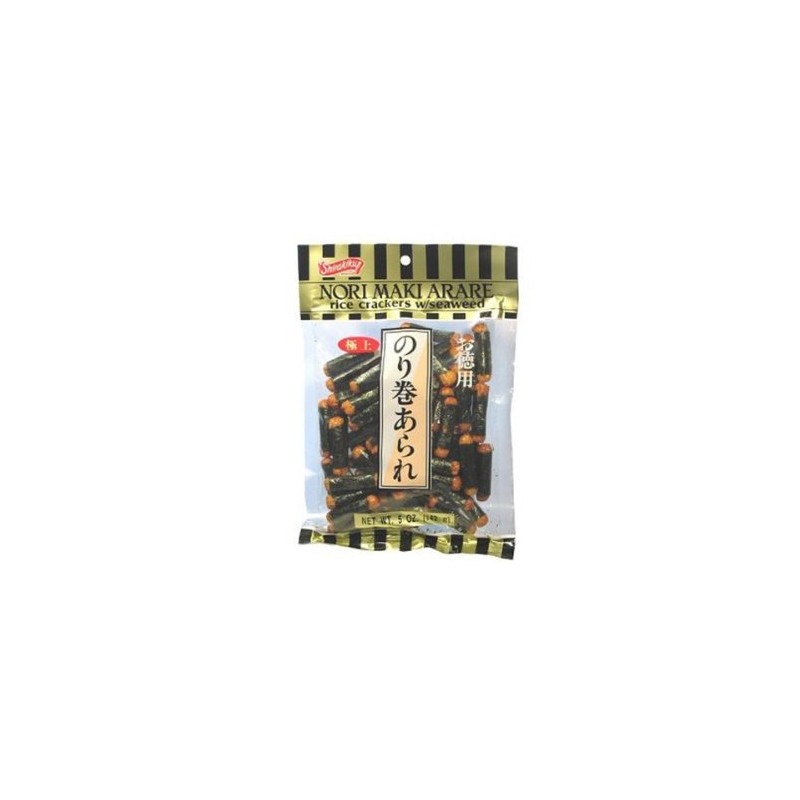 Nori Maki Arare (Rice Crackers with Seaweed) - 5oz (Pack