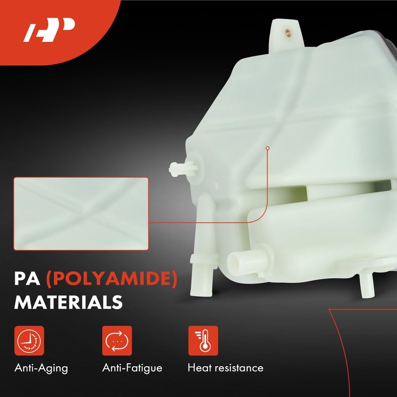 A-Premium Coolant Overflow Recovery Expansion Tank with Cap Compatible with