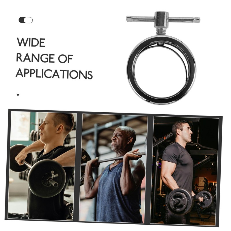Mipcase Professional Barbell Clamp Wear Resistant Weight Clip Portable Barbell