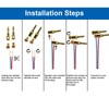 DNDGDLUA 4 mm Banana Plug Socket Plug, 4 mm Banana