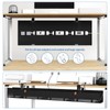 Zilink No Dril Under Desk Cable Management Tray 40" Cord