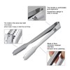 MSY BIGSUNNY 7 inches Ice Tongs, Stainless Steel Cube Sugar