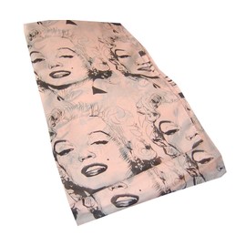 Marilyn Monroe Print Chiffon Scarf Women Lady Shawl Vintage