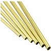 MACHSWON Brass Round Tube H65 Copper Tubes Pipe 300mm Length