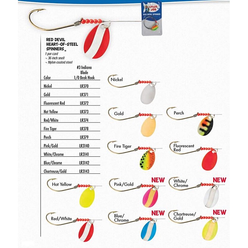 Little Joe Heart-of-Steel Spinners - Fire Tiger