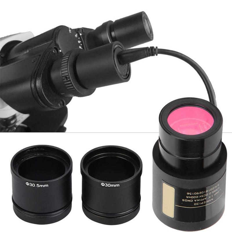 Microscope Electronic Eyepiece, 1.3MP USB 2.0 Electronic Eyepiece with Two