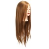 Hairdressing Mannequin Head 85 Percent Real Hair Flexible Multipurpose Hair